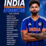 टी20 सीरीज के लिए भारतीय टीम घोषित, अफगानिस्तान के खिलाफ 13 सितंबर से पहला मैच