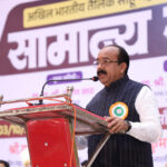 तैलिक साहू महासभा के राष्ट्रीय अधिवेशन में मुख्य अतिथि के रूप में पहुंचे डिप्टी सीएम अरुण साव।